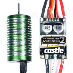 Castle - Sidewinder 18th - Combo - 1-18 Extreme Brushless Car Regler mit 0808-4100 Sensorless Motor CC-010-0150-01