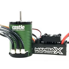 Castle - Mamba X SCT - Combo - 1-10 Extreme Brushless SCT Car Regler mit 1410-3800 Sensored Motor CC-010-0161-00