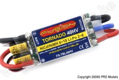 FUSION ESC BL TORNADO 40A HV LI 2-6CELLS FS-TBL40HV