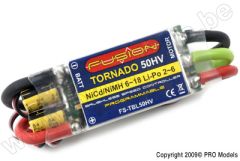 Fusion - Esc Brushless Tornado 50A HV Li 2-6Cells FS-TBL50HV