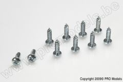 G-Force RC - Linsenkopf-Blechschraube - 3,5X6,5mm - galvanisierter Stahl - 10 St GF-0175-006