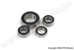 G-Force RC - Ball Bearing - Ceramic Balls - ABEC 3 - Gummidichtung - 5X10X4C - MR105-2RS/C - 2 St GF-0510-001