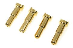 G-Force RC - Steckverbinder - 4.0 - 5.0mm - Goldkontakten 90 Deg - Stecker - 4 St GF-1000-015