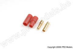 G-Force RC - Steckverbinder - 3.5mm - Goldkontakten - mit Plastik Gehause - 4 St GF-1001-002