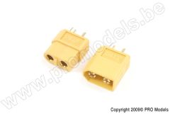 G-Force RC - Steckverbinder - XT-60 - Goldkontakten - Stecker + Buchse - 2 Paare GF-1003-001