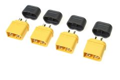 G-Force RC - Steckverbinder - XT-60 - mit kappe - Goldkontakten - Stecker - 4 St GF-1040-002