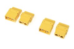 G-Force RC - Steckverbinder - XT-60PT - Goldkontakten - Stecker + Buchse - 2 Paare GF-1044-001