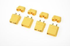 G-Force RC - Steckverbinder - XT-90H - mit kappe - Goldkontakten - Stecker + Buchse - 2 Paare GF-1053-001