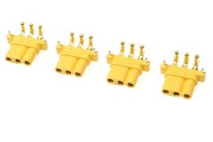 G-Force RC - Connector - MR-30PW 3-Polig - Goldkontakten - Buchse - 4 St GF-1086-003