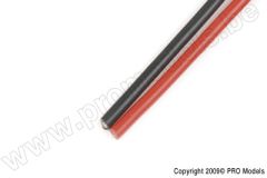 G-Force RC - Silikon Kabel - Superflex - 2,2mm² 14AWG - 700/0.08 Stränge - 1m Rot + 1m Schwarz GF-1340-003