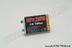 LI-PO CELL 3,7V 2500MAH LP0250