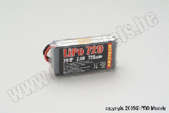 LI-PO POWERPACK 7,4V 720MAH LP121072