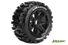 Louise RC - B-ULLDOZE - 1-5 Buggy Reifen - Fertig Verklebt - SPORT - Felgen Schwarz 24mm - Hex - Hinten - 1 Paar LR-T3244B