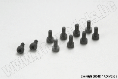 Protech RC - Sock.Head Scr. M2X5, 10Pcs MA2060