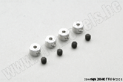 Protech RC - Alu Wheel Collar 2mm, 4 Pcs MA473