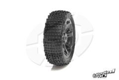 Medial Pro - Tyre set pre-mounted Viper 2.2 Front , White rims fits BANDIT/VXL MP-5310