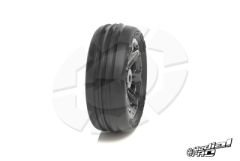 Medial Pro - Tyre set pre-mounted Tracer 2.2 Front , White rims fits BANDIT/VXL MP-5320