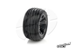 Medial Pro - Tyre set pre-mounted Tracer 2.8 Front , White rims fits Front JATO, NITRO SPORT, NITRO RUSTLER MP-5500