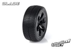 Medial Pro - Racing Reifen und Felgen verklebt - Blade - M3 Soft - Schwarze Felgen - Vorder SLASH 2WD MP-6135-M3