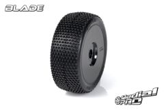 Medial Pro - Racing Reifen und Felgen verklebt - Blade - M2 Medium - Buggy 1/8 - 17mm Sechskant - Weisse Felgen MP-6435-M2