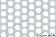 Oracover - Fun 1 (16mm Dots) White + Silver ( Length : Roll 10m , Width : 60cm ) OR-41-010-091-010