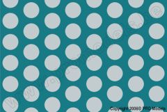 Oracover - Fun 1 (16mm Dots) Turquoise + Silver ( Length : Roll 10m , Width : 60cm ) OR-41-017-091-010