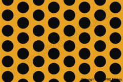 Oracover - Fun 1 (16mm Dots) Cadmium Yellow + Black ( Length : Roll 10m , Width : 60cm ) OR-41-033-071-010