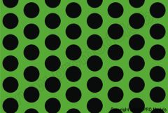 Oracover - Fun 1 (16mm Dots) Fluorescent Green + Black ( Length : Roll 10m , Width : 60cm ) OR-41-041-071-010