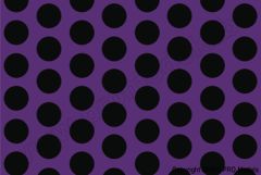 Oracover - Fun 1 (16mm Dots) Violet + Black ( Length : Roll 10m , Width : 60cm ) OR-41-054-071-010