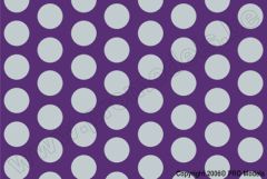 Oracover - Fun 1 (16mm Dots) Violet + Silver ( Length : Roll 10m , Width : 60cm ) OR-41-054-091-010