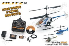 PARKFUN BLITZ 3D RTF 35MHZ MODE 1 EU + FLIGHT SIM + 2 BODIES PF-120-35M1-EU