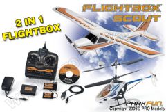 PARKFUN FLIGHTBOX BLITZ 3D + SCOUT 35MHZ MODE 1 EU PF-206-35M1-EU