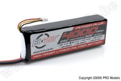 RC Plus - Li-Po Akku - Python Plus 25-30C - 4000 mAh - 3S1P - 11,1V - Deans Stecker RC-A25-4000-3S1P