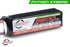 RC Plus - Li-Po Akku - Python X-Treme 55C - 3600 mAh - 4S1P - 14,8V - Deans Stecker RC-A50-3600-4S1P