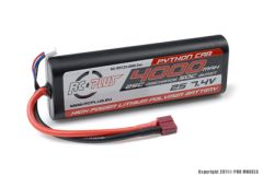 RC Plus - Python Plus Car 25C 4000 Mah 2S 7,4V Hard Case, T-Plug RC-PPC25-4000-2SD