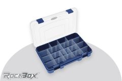 Rocabox - Sortimentskiste - RD-2719-04-20 - Blau / Transparent - 20 Fächer RD-2719-04-20