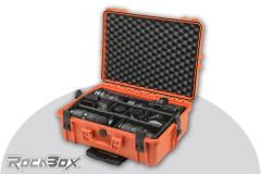 Rocabox - Universal Camera Trolley Koffer - Wasserdicht IP67 - Orange - RW-5035-19-OCTR - Camera Einlage RW-5035-19-OCTR