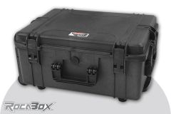 Rocabox - Universal Trolley Koffer - Wasserdicht IP67 - Schwarz - RW-5440-24-BFTR - Würfelschaumeinlagen RW-5440-24-BFTR