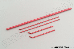 ANODIZED ALU PARTS SET RED T0500.203