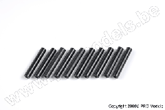 Protech RC - Main Frame Holder Set (4.5 X 25 mm) 10 Pcs Zoom 450 Ep/Gp T0502.018