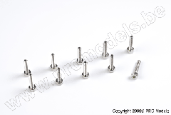 Protech RC - Screw Set For Main Frame Set (M2 X 17) 10 Pcs Zoom 450 Ep T0502.024