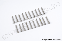 Protech RC - Screw Set For Main Frame Set (M2 X 17) 20 Pcs Zoom 450 Gp T0503.005