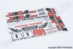 Protech RC - Decal Sheet Yada Trr T33.036