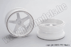 RIMS 1/6 WHITE 2PCS T44.6105.1