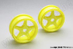 Protech RC - Rims 5 Star 1/8 Yellow T54.084