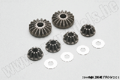 DIFFERENTIAL GEAR SET 4MM T55.063