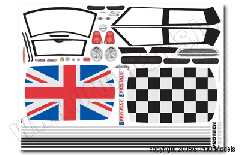 DECALS MINI COOPER T70.065