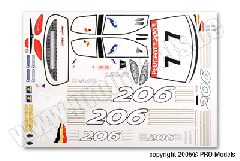 DEKORB. PEUGEOT 206 BELUX 1/6 T70.070