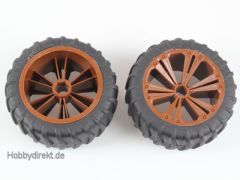 2xRäder bronze met.groß(Monst Revell 47035