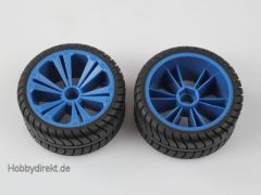 2 x Räder blau, klein (Buggy) Revell 47202